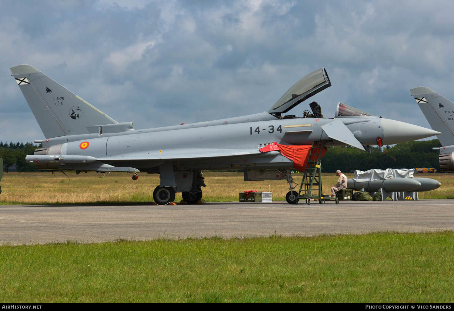 Aircraft Photo of C.16-76 | Eurofighter EF-2000 Typhoon | Spain - Air Force | AirHistory.net #657403