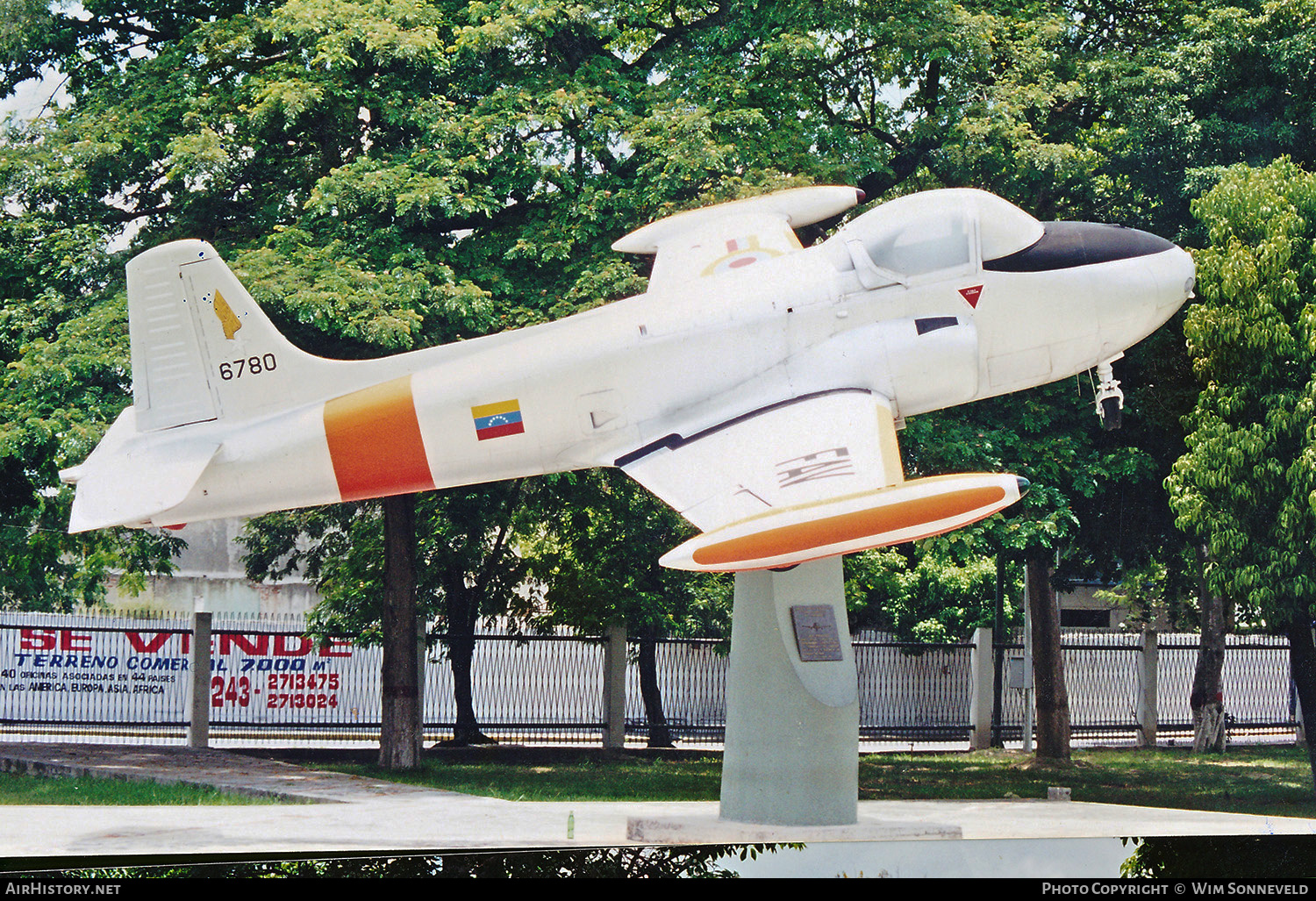 Aircraft Photo of 6780 | Hunting Percival P.84 Jet Provost T52 | Venezuela - Air Force | AirHistory.net #657406