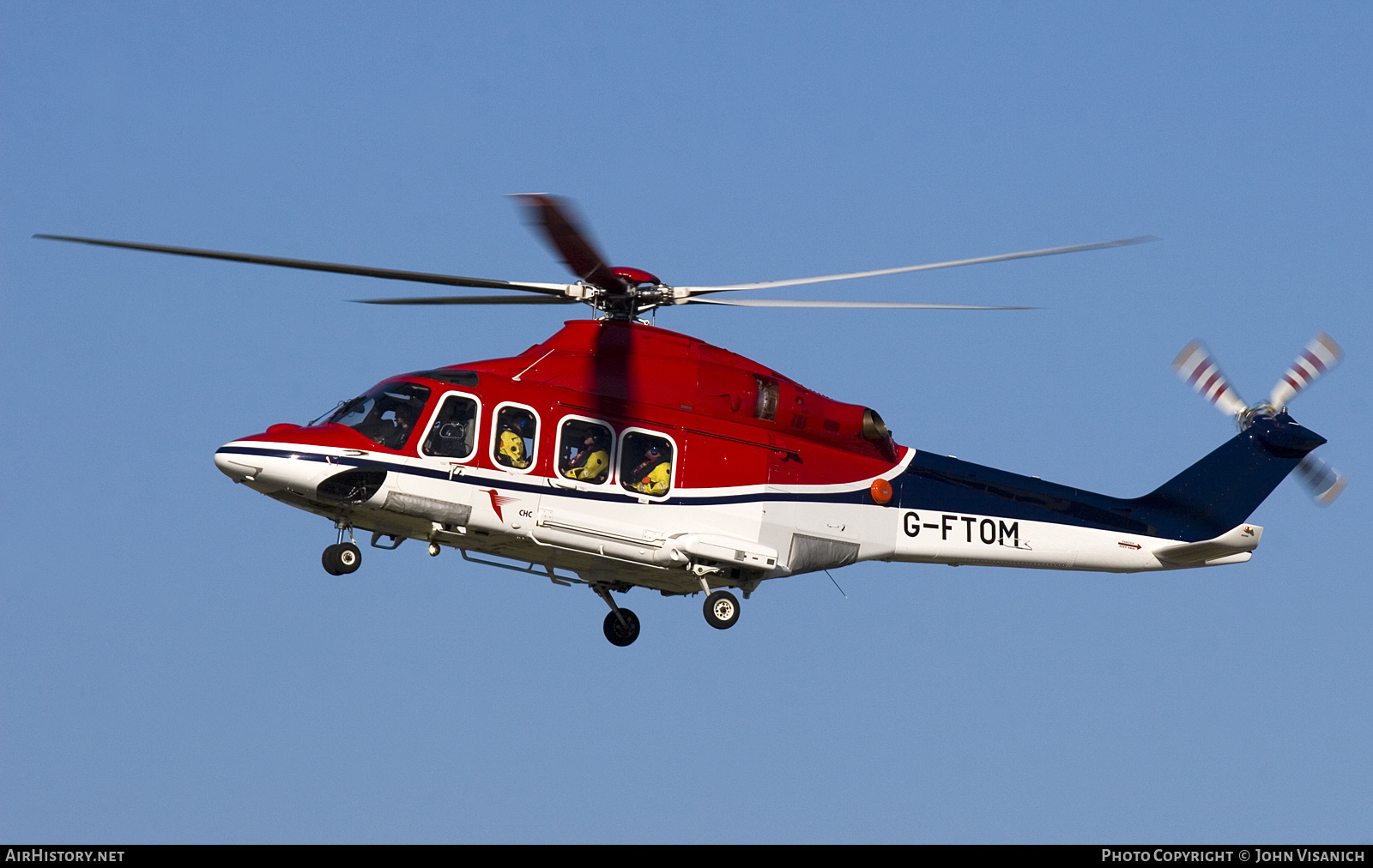 Aircraft Photo of G-FTOM | AgustaWestland AW-139 | CHC Helicopters | AirHistory.net #657416