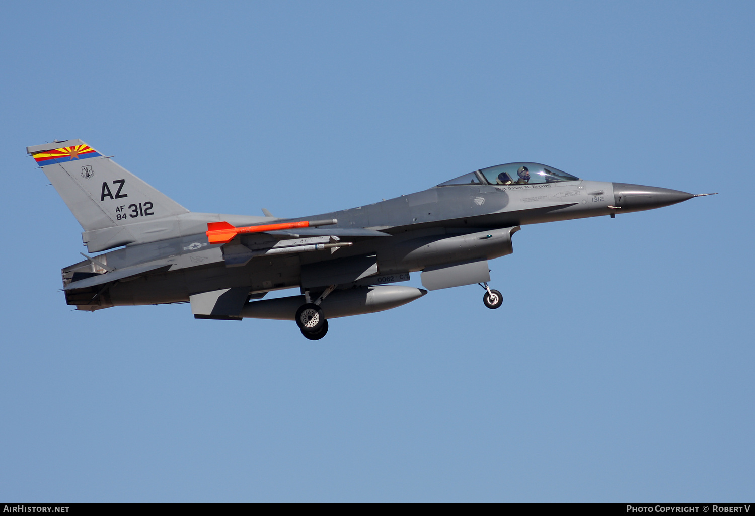 Aircraft Photo of 84-1312 / AF84-312 | General Dynamics F-16C Fighting Falcon | USA - Air Force | AirHistory.net #657444