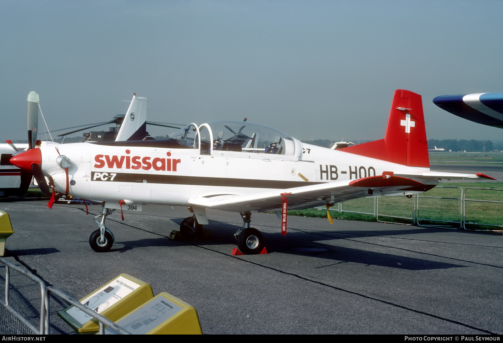 Aircraft Photo of HB-HOO | Pilatus PC-7 | Swissair | AirHistory.net #657474