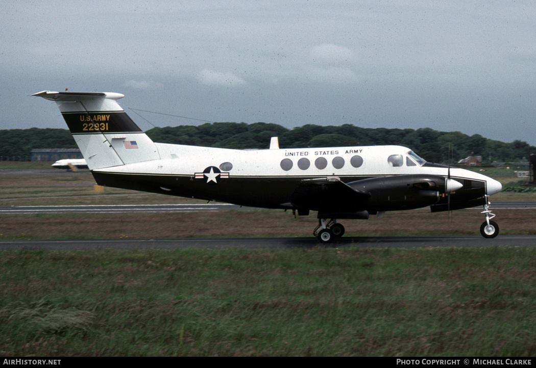 Aircraft Photo of 77-22931 / 22931 | Beech C-12A Huron | USA - Army | AirHistory.net #657519