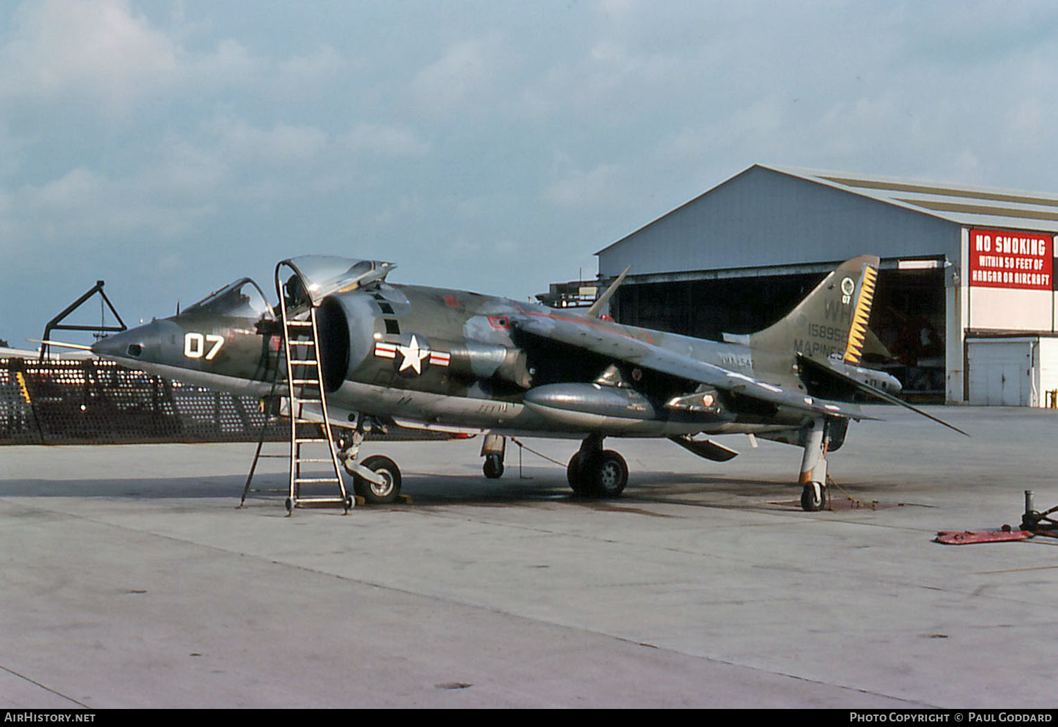 Aircraft Photo of 158952 | Hawker Siddeley AV-8A Harrier | USA - Marines | AirHistory.net #657522