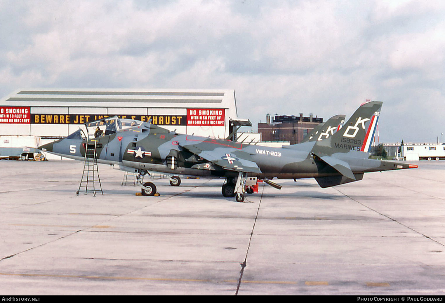 Aircraft Photo of 159383 | Hawker Siddeley TAV-8A Harrier | USA - Marines | AirHistory.net #657524