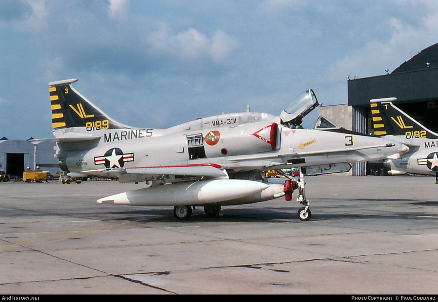 Aircraft Photo of 158189 / 8189 | McDonnell Douglas A-4M Skyhawk II | USA - Marines | AirHistory.net #657565