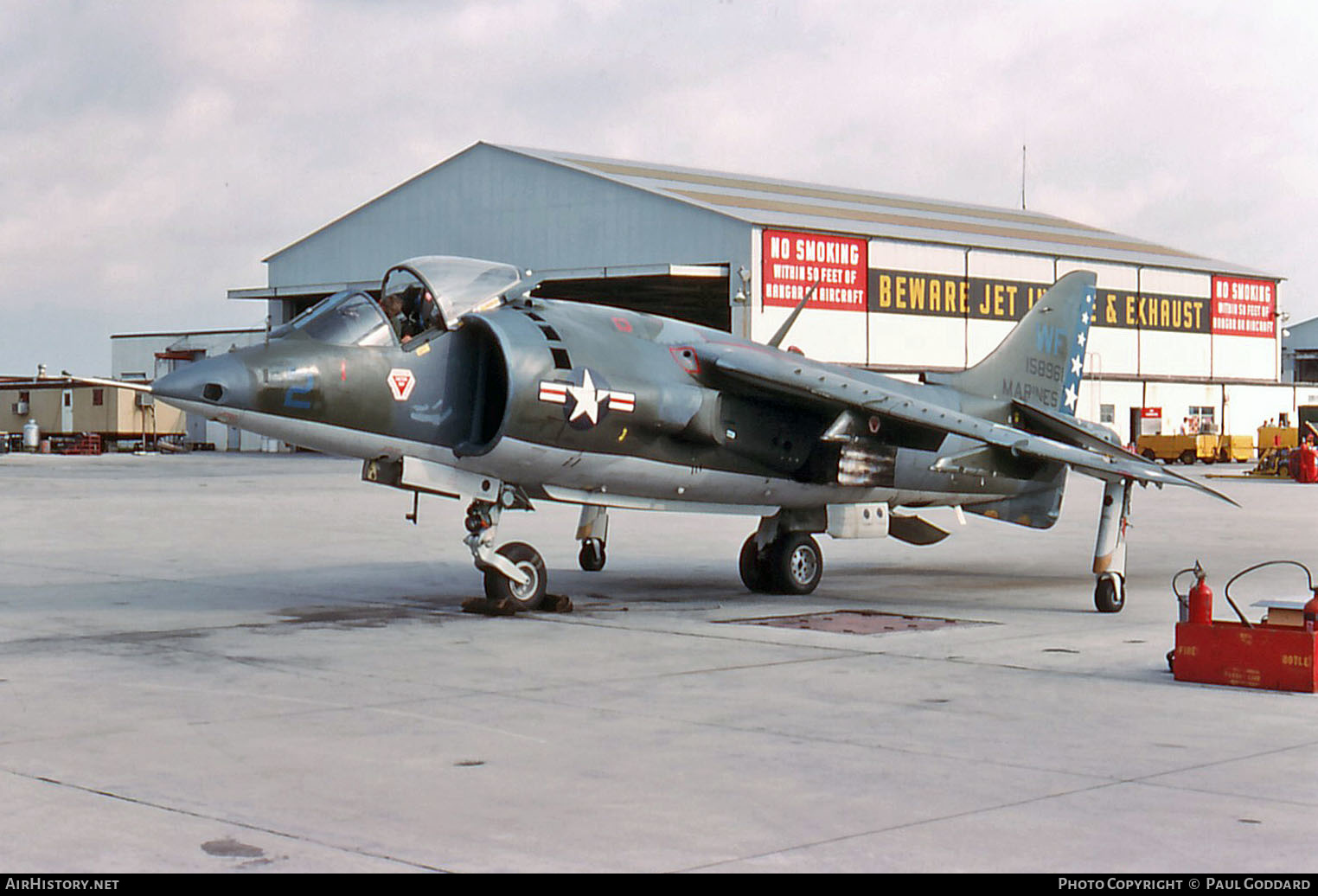 Aircraft Photo of 158961 | Hawker Siddeley AV-8A Harrier | USA - Marines | AirHistory.net #657580
