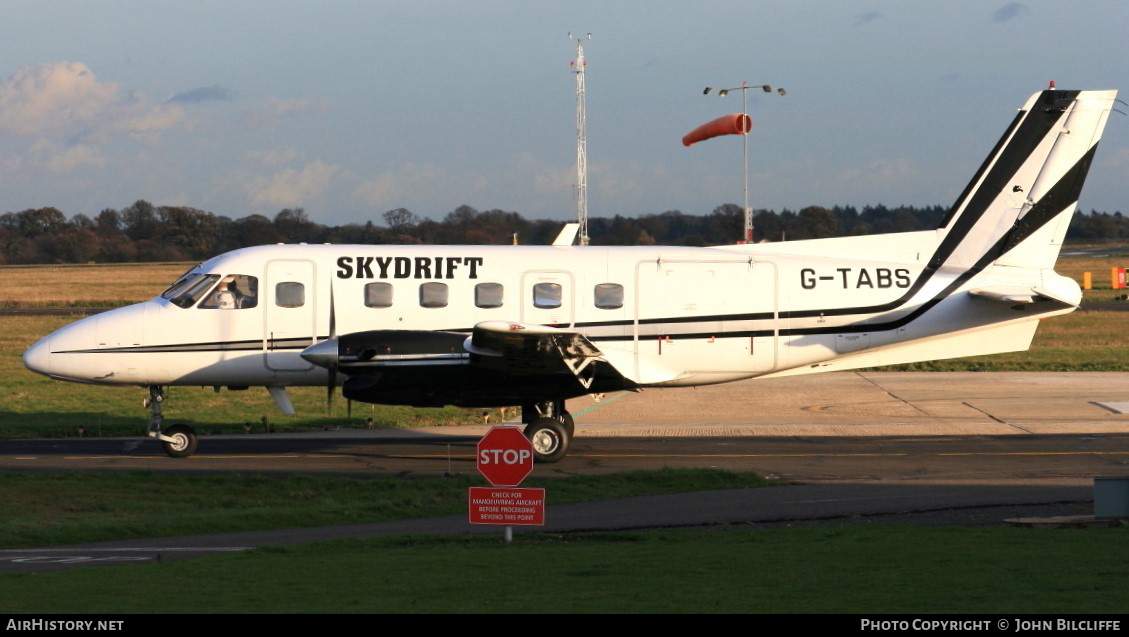 Aircraft Photo of G-TABS | Embraer EMB-110P1 Bandeirante | Skydrift Air Charter | AirHistory.net #657608