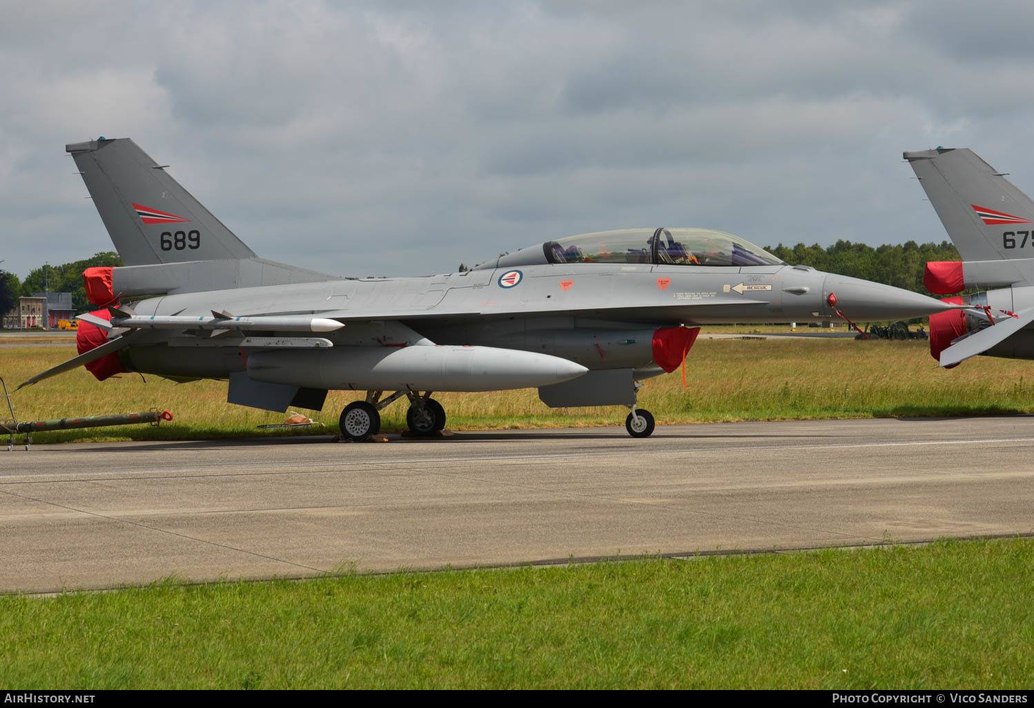 Aircraft Photo of 689 | General Dynamics F-16B Fighting Falcon | Norway - Air Force | AirHistory.net #657612