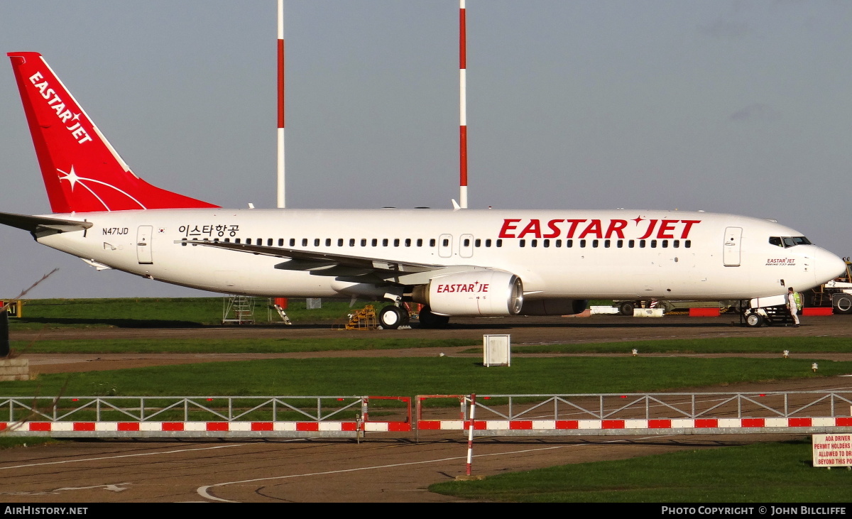 Aircraft Photo of N471JD | Boeing 737-8BK | Eastar Jet | AirHistory.net #657628