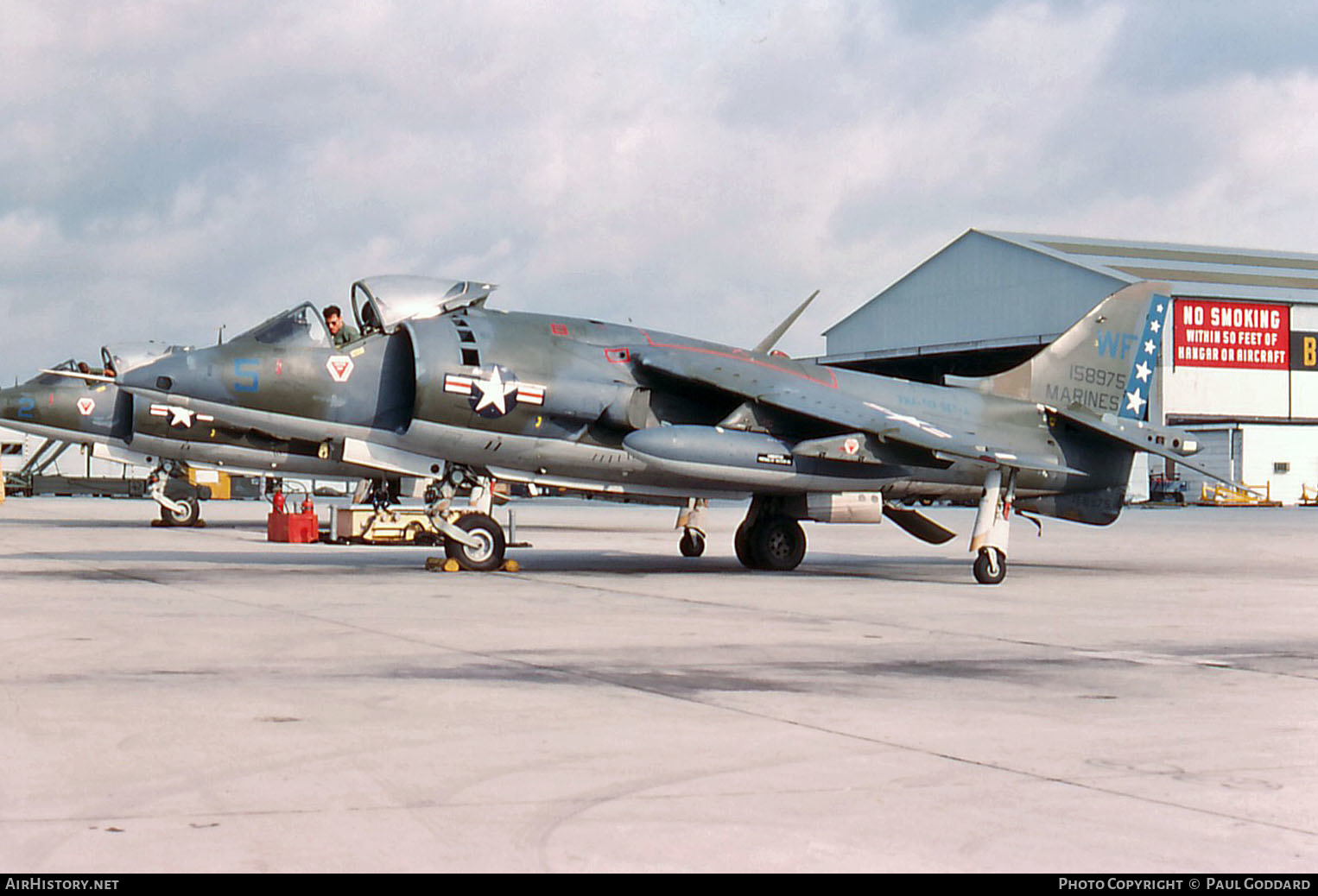 Aircraft Photo of 158975 | Hawker Siddeley AV-8A Harrier | USA - Marines | AirHistory.net #657649