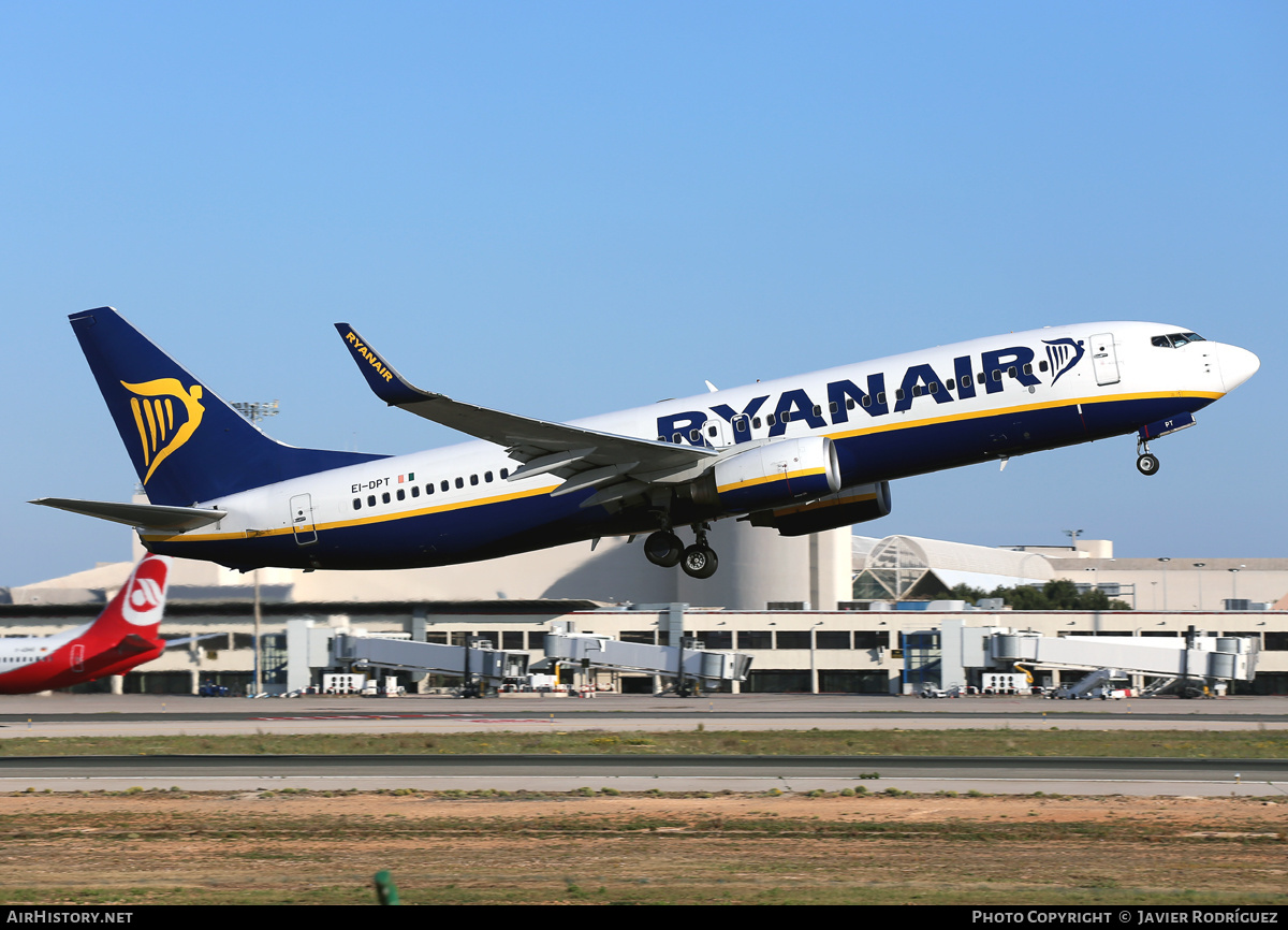 Aircraft Photo of EI-DPT | Boeing 737-8AS | Ryanair | AirHistory.net #657665