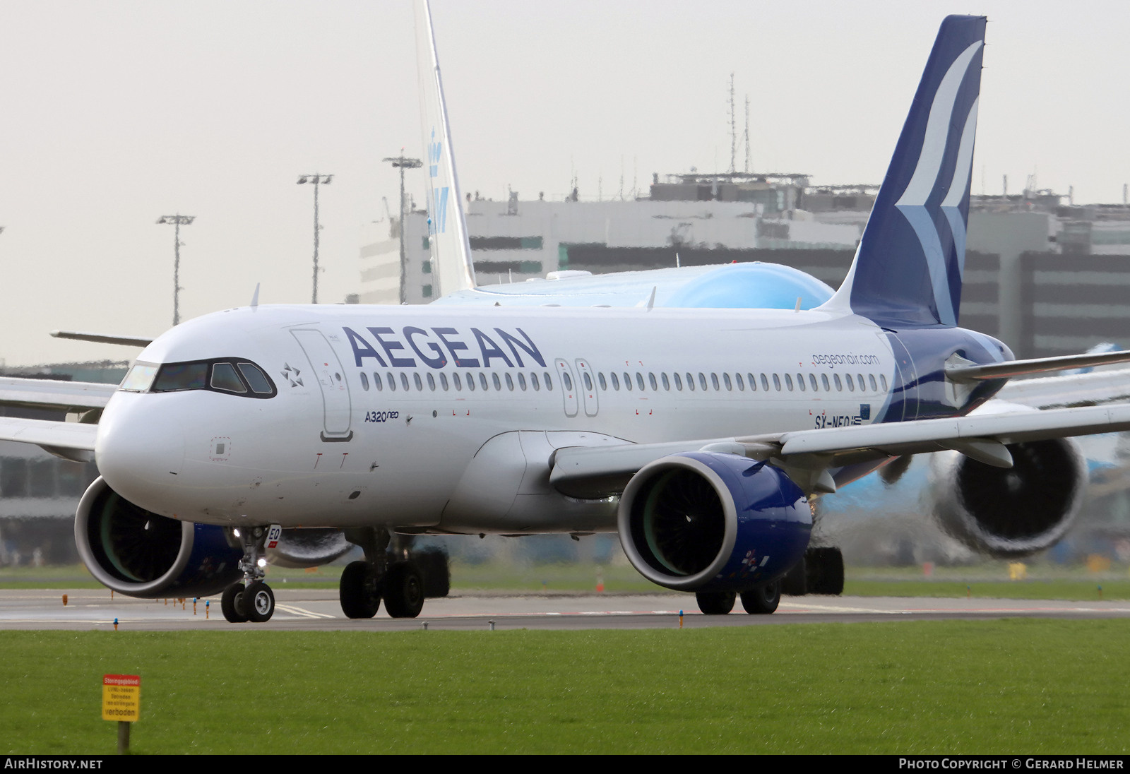 Aircraft Photo of SX-NEQ | Airbus A320-271N | Aegean Airlines | AirHistory.net #657684