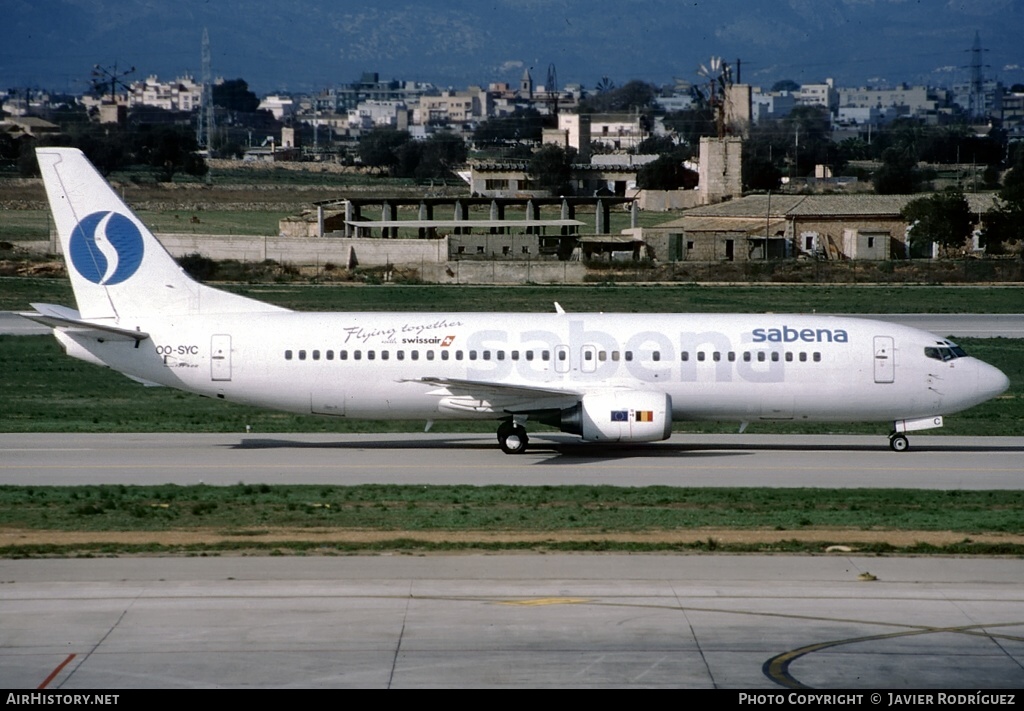Aircraft Photo of OO-SYC | Boeing 737-429 | Sabena | AirHistory.net #657711