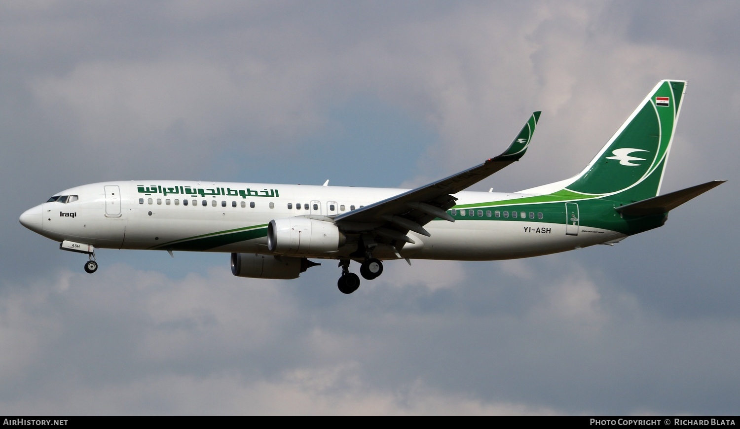 Aircraft Photo of YI-ASH | Boeing 737-81Z | Iraqi Airways | AirHistory.net #657796