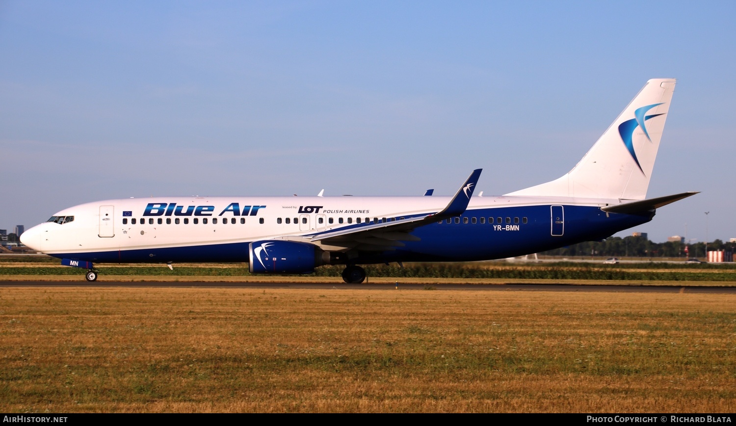 Aircraft Photo of YR-BMN | Boeing 737-82R | Blue Air | AirHistory.net #657798