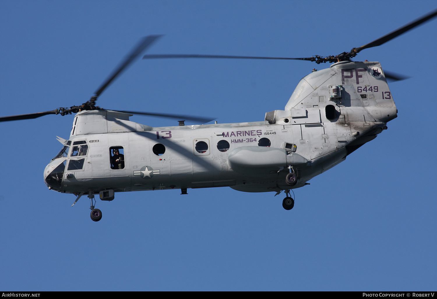 Aircraft Photo of 156449 / 6449 | Boeing Vertol CH-46E Sea Knight | USA - Marines | AirHistory.net #657828