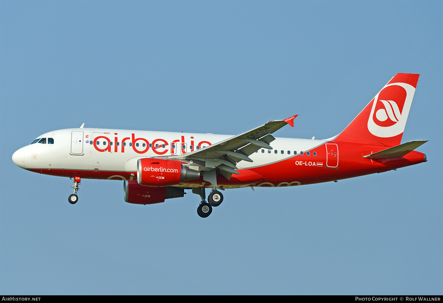 Aircraft Photo of OE-LOA | Airbus A319-112 | Air Berlin | AirHistory.net #657859