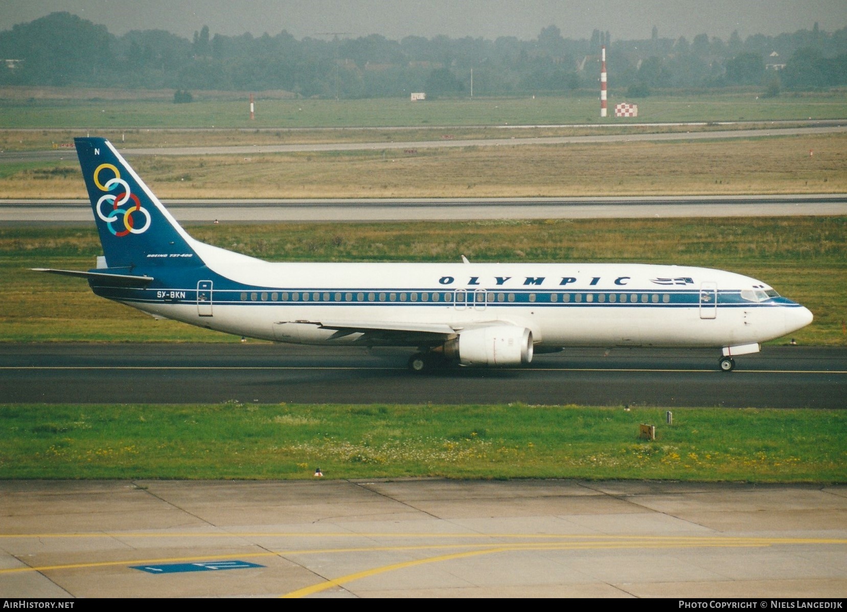 Aircraft Photo of SX-BKN | Boeing 737-4Q8 | Olympic | AirHistory.net #657866