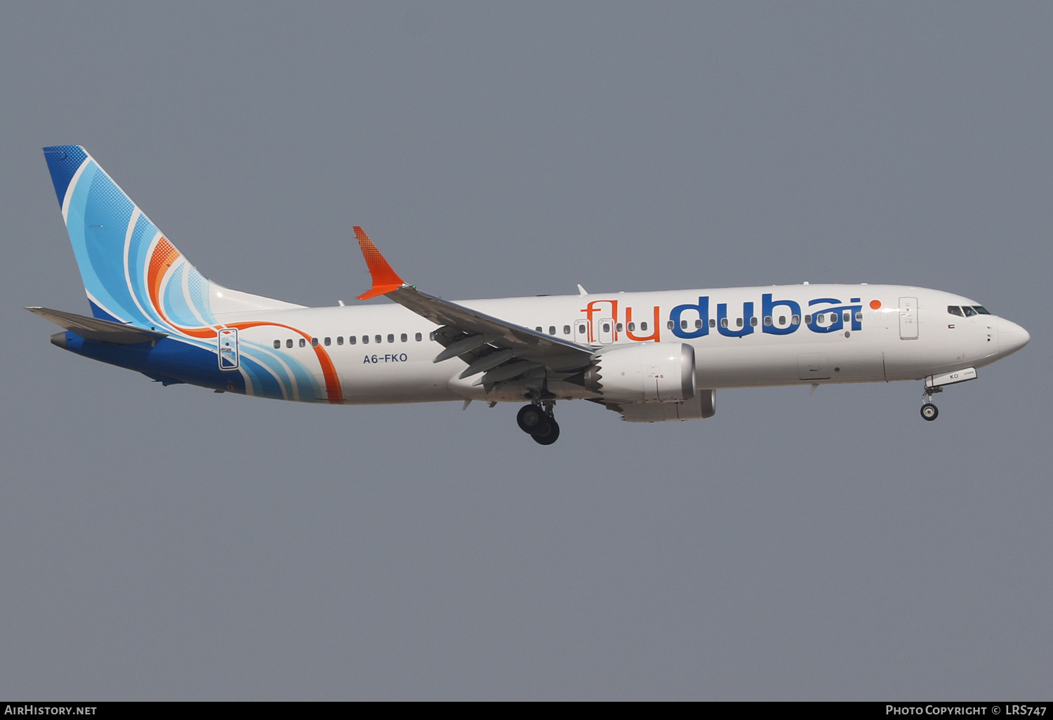 Aircraft Photo of A6-FKO | Boeing 737-8 Max 8 | Flydubai | AirHistory.net #657874