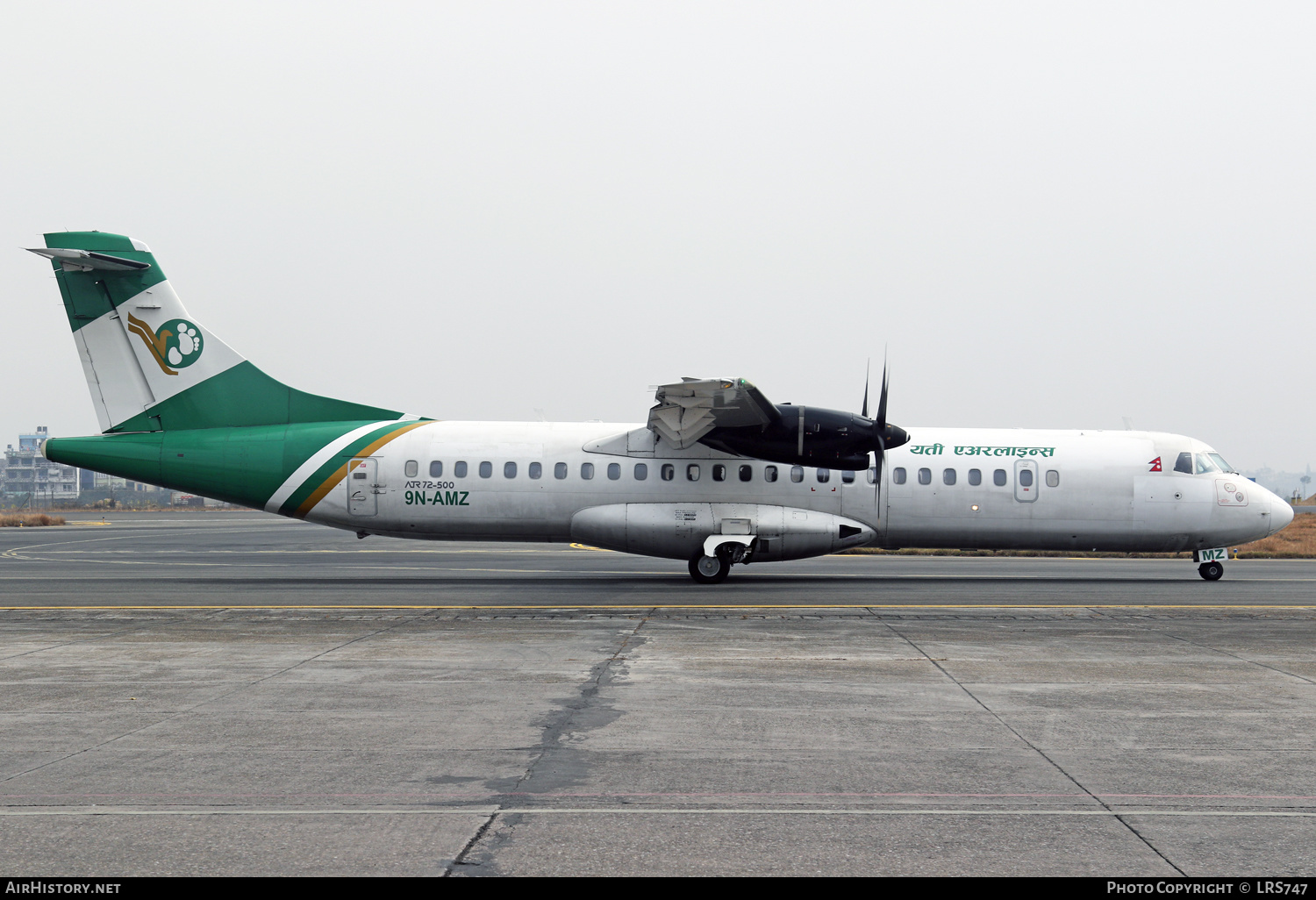 Aircraft Photo of 9N-AMZ | ATR ATR-72-500 (ATR-72-212A) | Yeti Airlines | AirHistory.net #657884