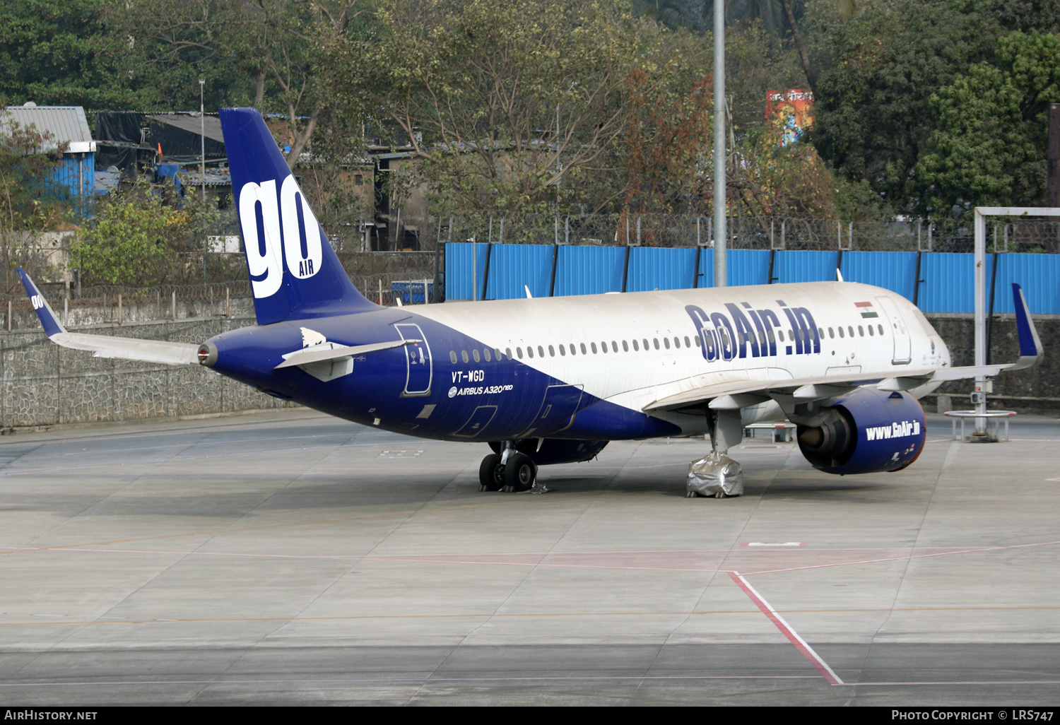 Aircraft Photo of VT-WGD | Airbus A320-271N | GoAir | AirHistory.net #657887