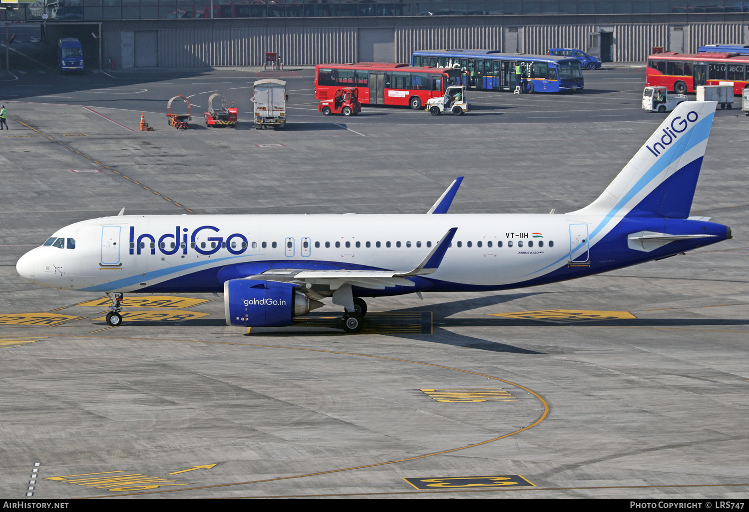 Aircraft Photo of VT-IIH | Airbus A320-251N | IndiGo | AirHistory.net #657889