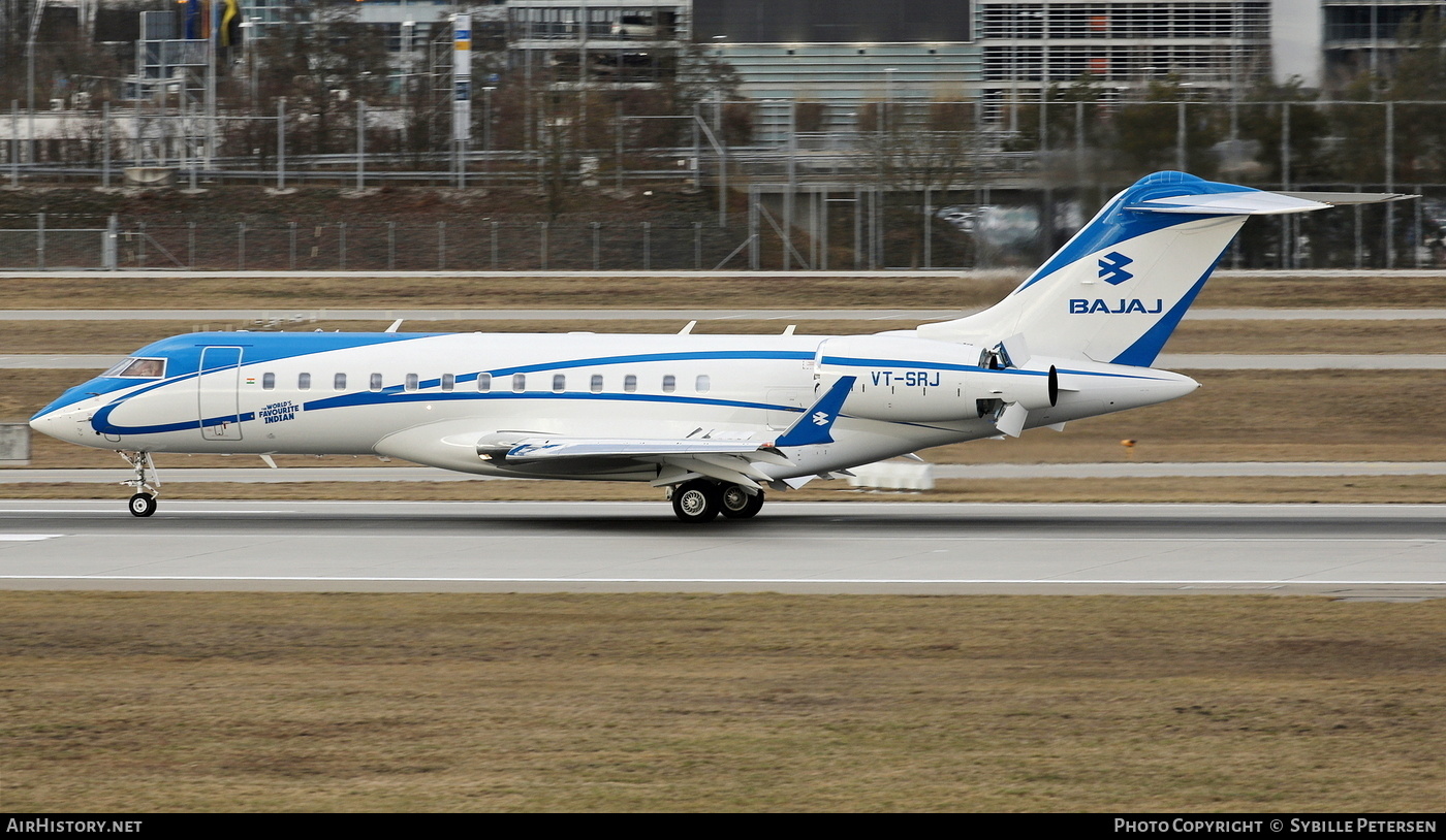 Aircraft Photo of VT-SRJ | Bombardier Global 6500 (BD-700-1A10) | AirHistory.net #657935