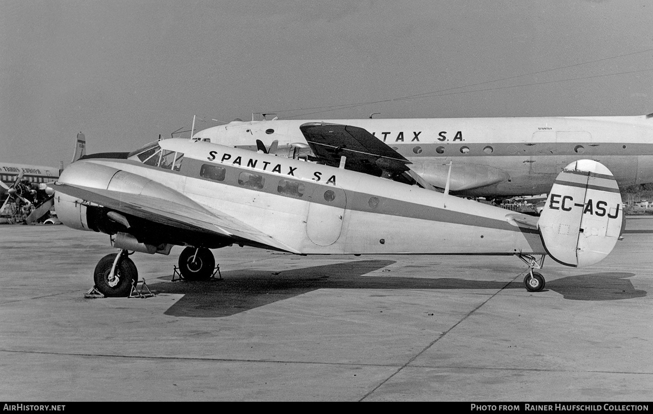 Aircraft Photo of EC-ASJ | Beech C-45H Expeditor | Spantax | AirHistory.net #657967