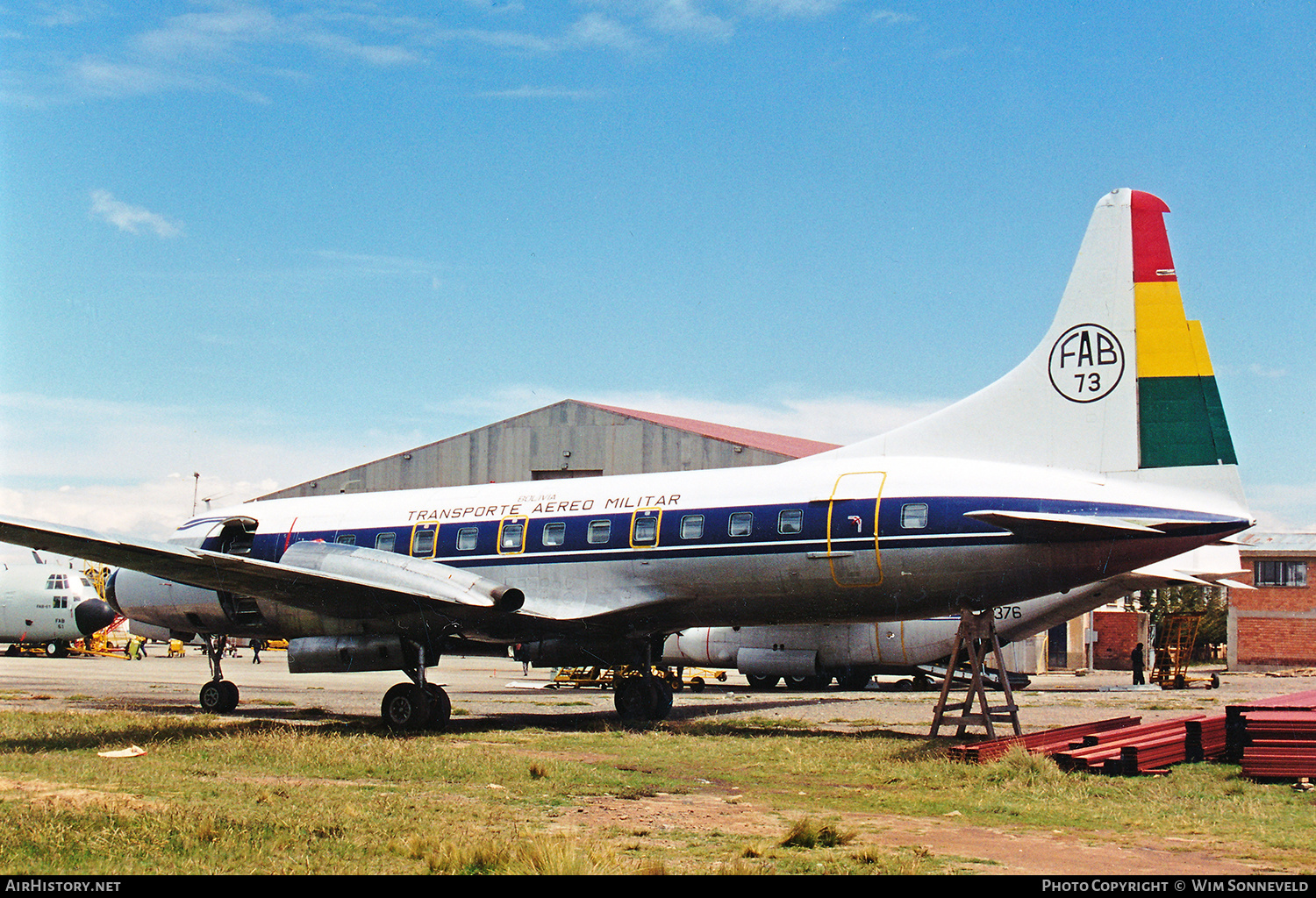Aircraft Photo of FAB-73 | Convair 580 | Bolivia - Air Force | AirHistory.net #657978