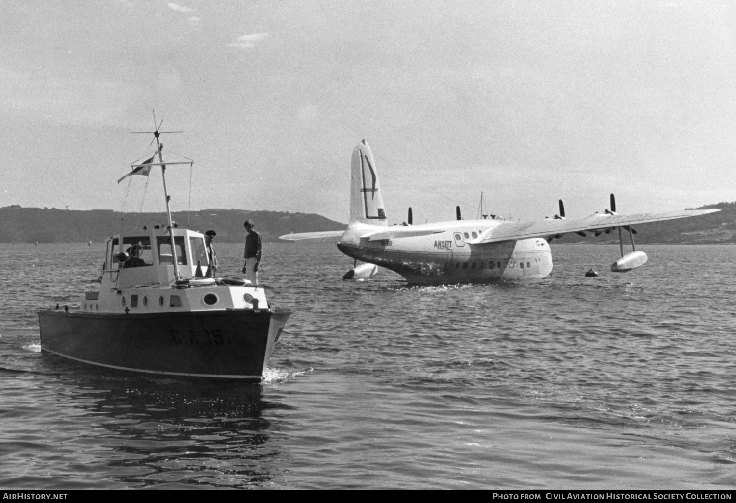 Aircraft Photo of VH-BRF | Short S.25 Sunderland 5 | Ansett Flying Boat Services | AirHistory.net #658051