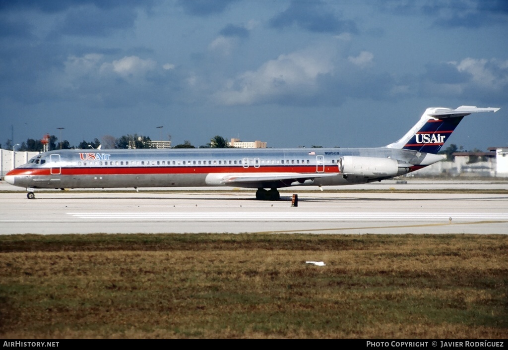 Aircraft Photo of N815US | McDonnell Douglas MD-82 (DC-9-82) | USAir | AirHistory.net #658064