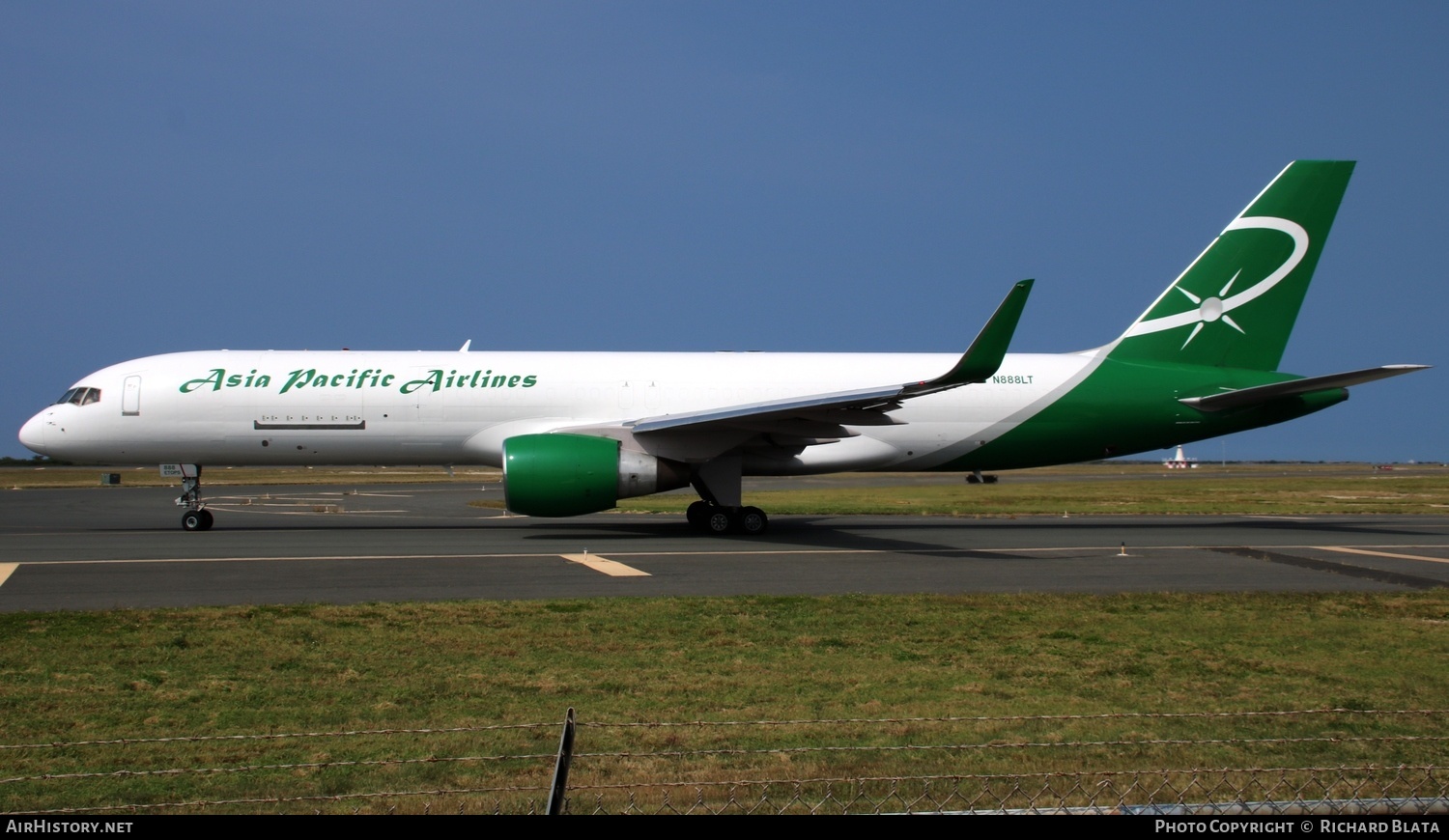 Aircraft Photo of N888LT | Boeing 757-230(SF) | Asia Pacific Airlines | AirHistory.net #658069