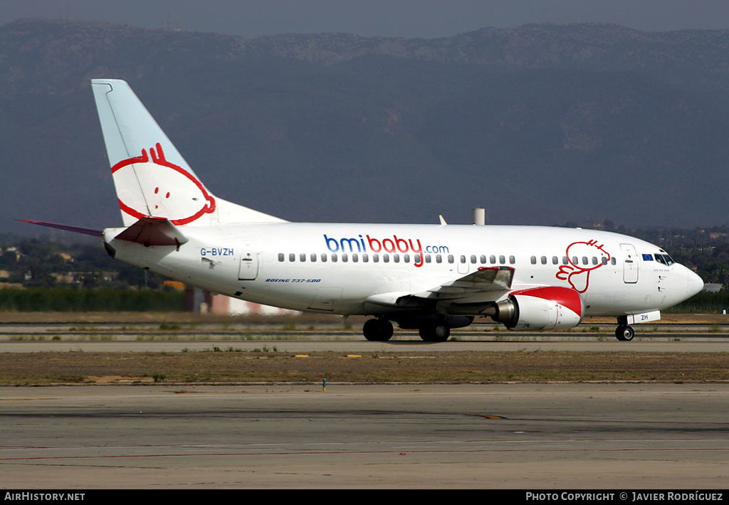Aircraft Photo of G-BVZH | Boeing 737-5Q8 | Bmibaby | AirHistory.net #658075