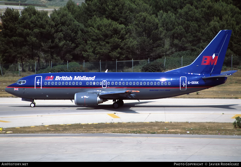 Aircraft Photo of G-ODSK | Boeing 737-37Q | British Midland Airways - BMA | AirHistory.net #658082