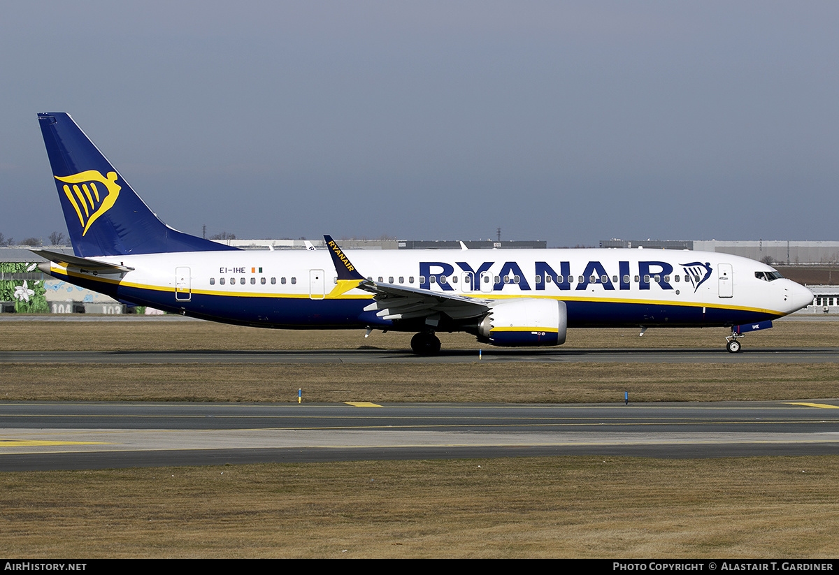 Aircraft Photo of EI-IHE | Boeing 737-8200 Max 200 | Ryanair | AirHistory.net #658169