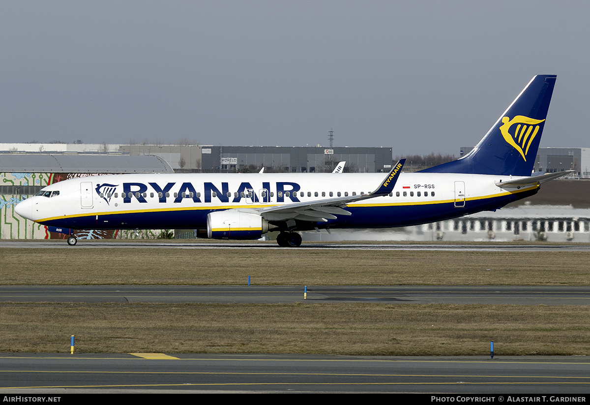 Aircraft Photo of SP-RSS | Boeing 737-8AS | Ryanair | AirHistory.net #658182