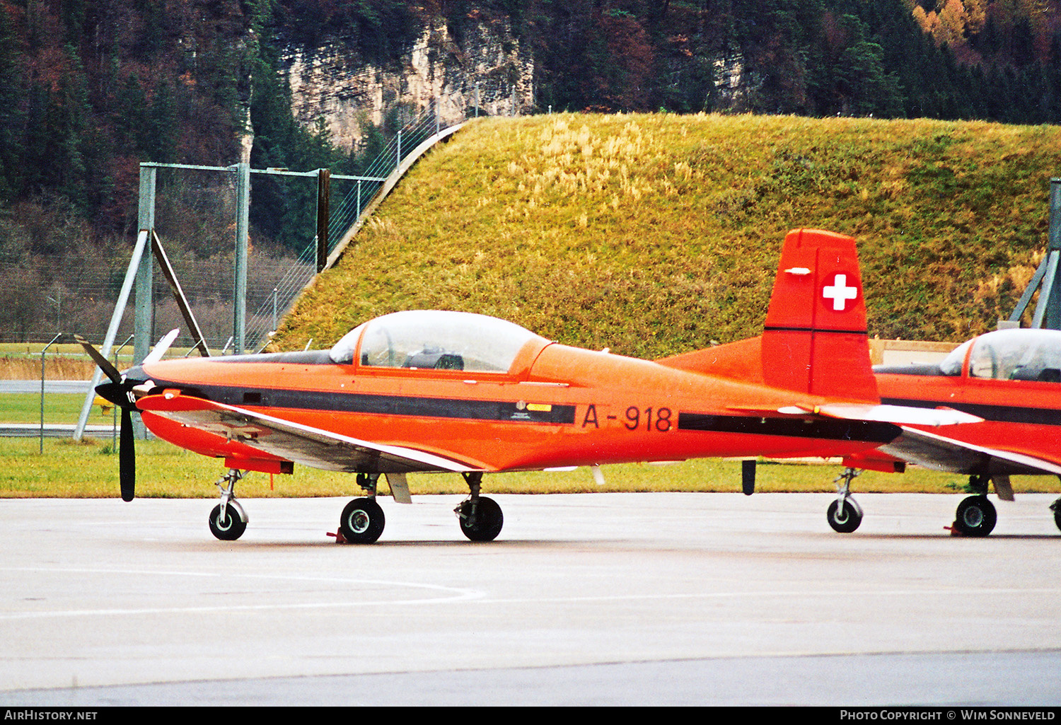 Aircraft Photo of A-918 | Pilatus PC-7 | Switzerland - Air Force | AirHistory.net #658205