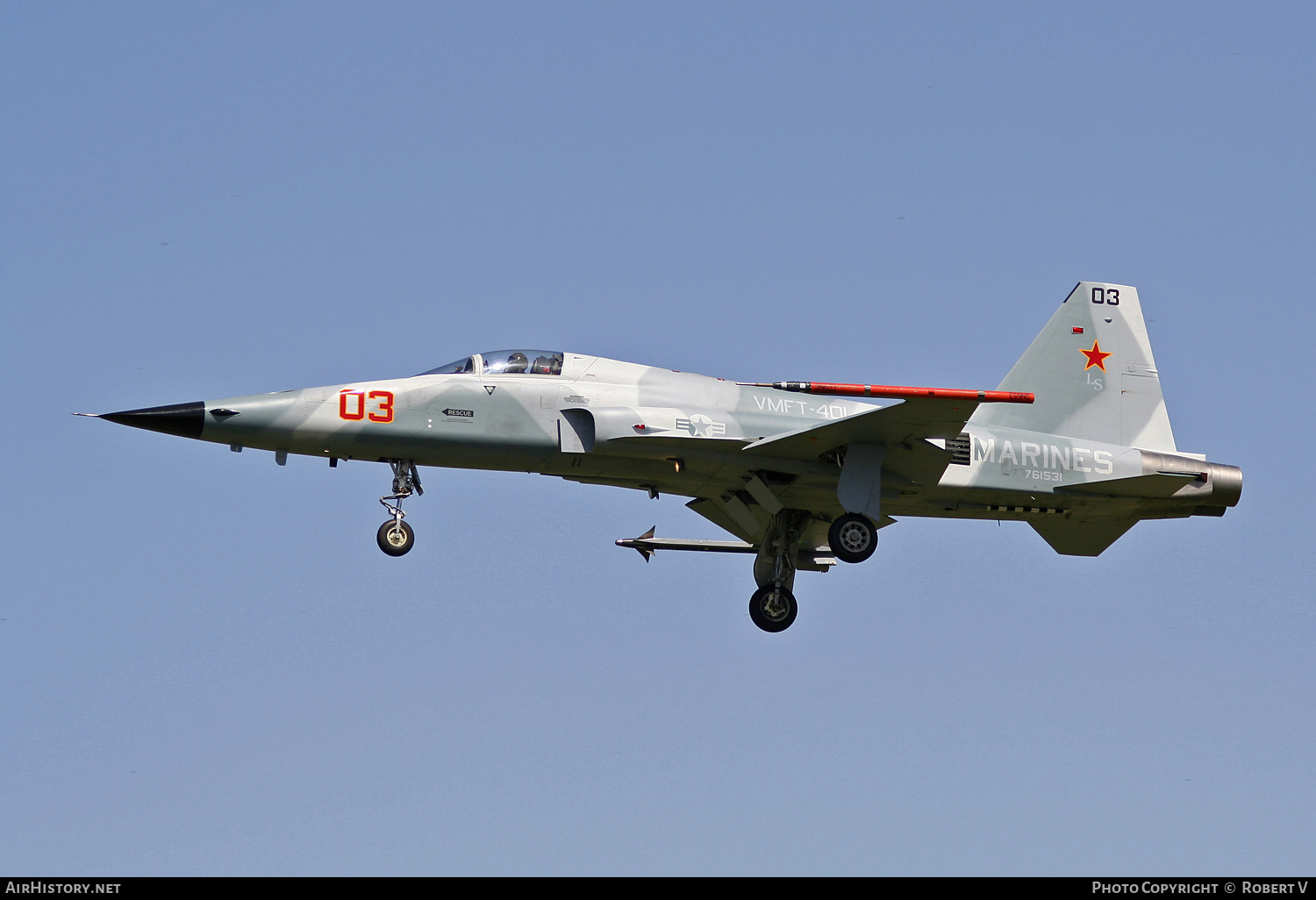 Aircraft Photo of 76-1531 / 761531 | Northrop F-5N Tiger II | USA - Marines | AirHistory.net #658208