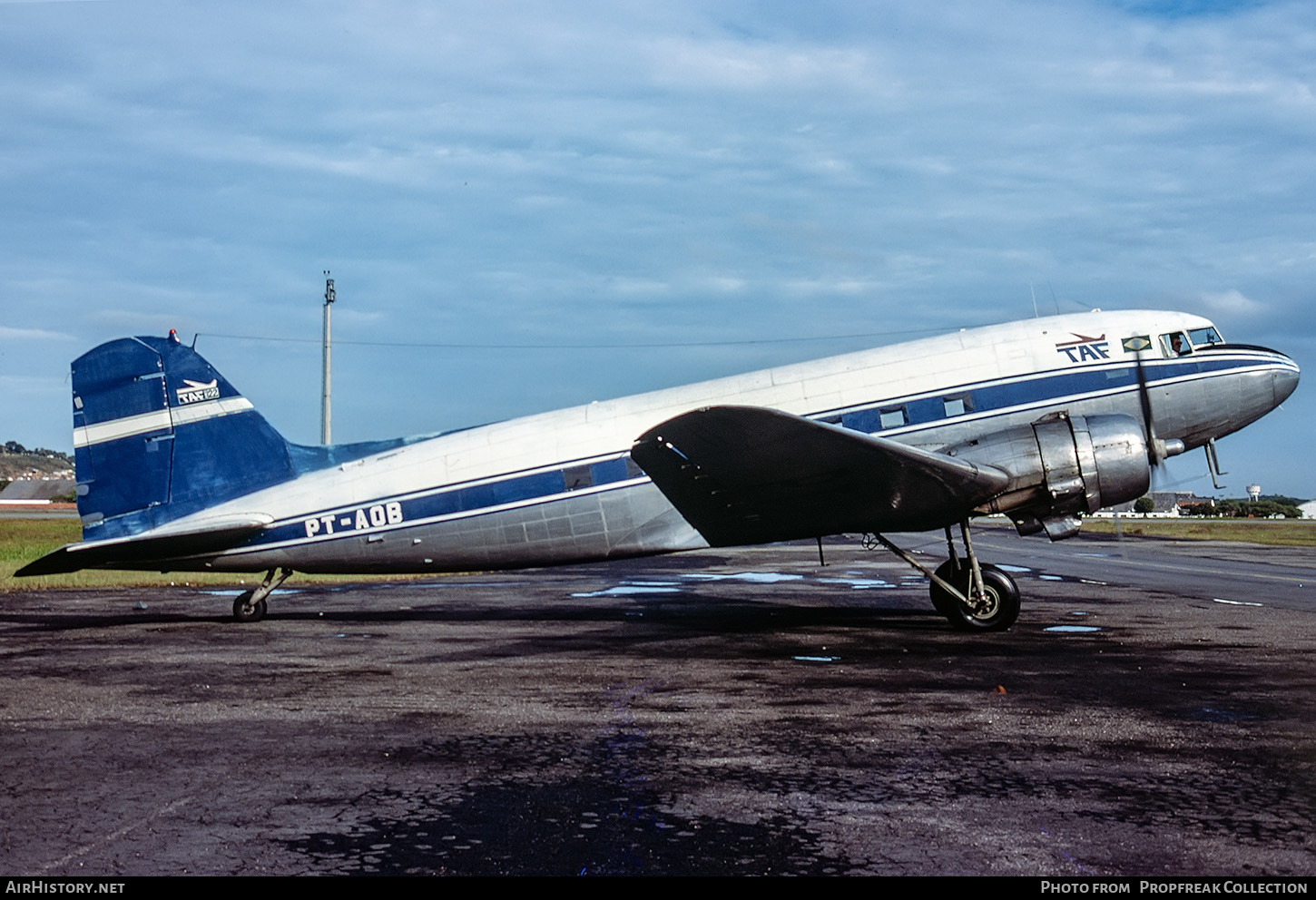 Aircraft Photo of PT-AOB | Douglas C-47 Skytrain | TAF Linhas Aéreas - Táxi Aéreo Fortaleza | AirHistory.net #658216