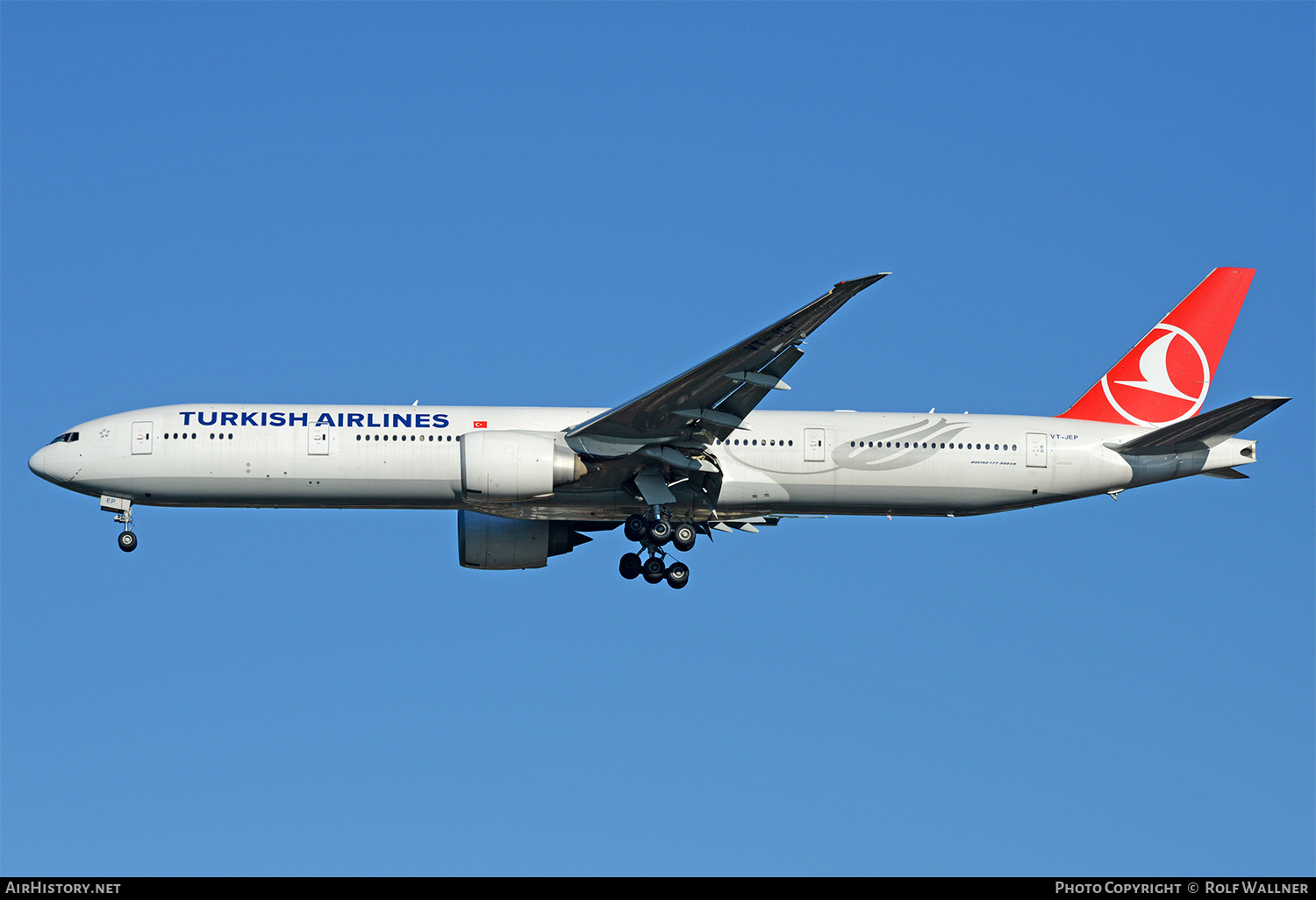 Aircraft Photo of VT-JEP | Boeing 777-35R/ER | Turkish Airlines | AirHistory.net #658235