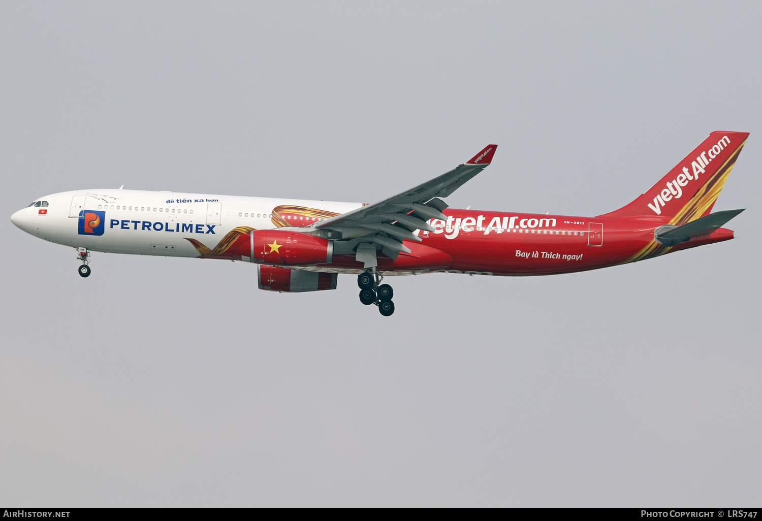 Aircraft Photo of VN-A811 | Airbus A330-343 | VietJet Air | AirHistory.net #658252
