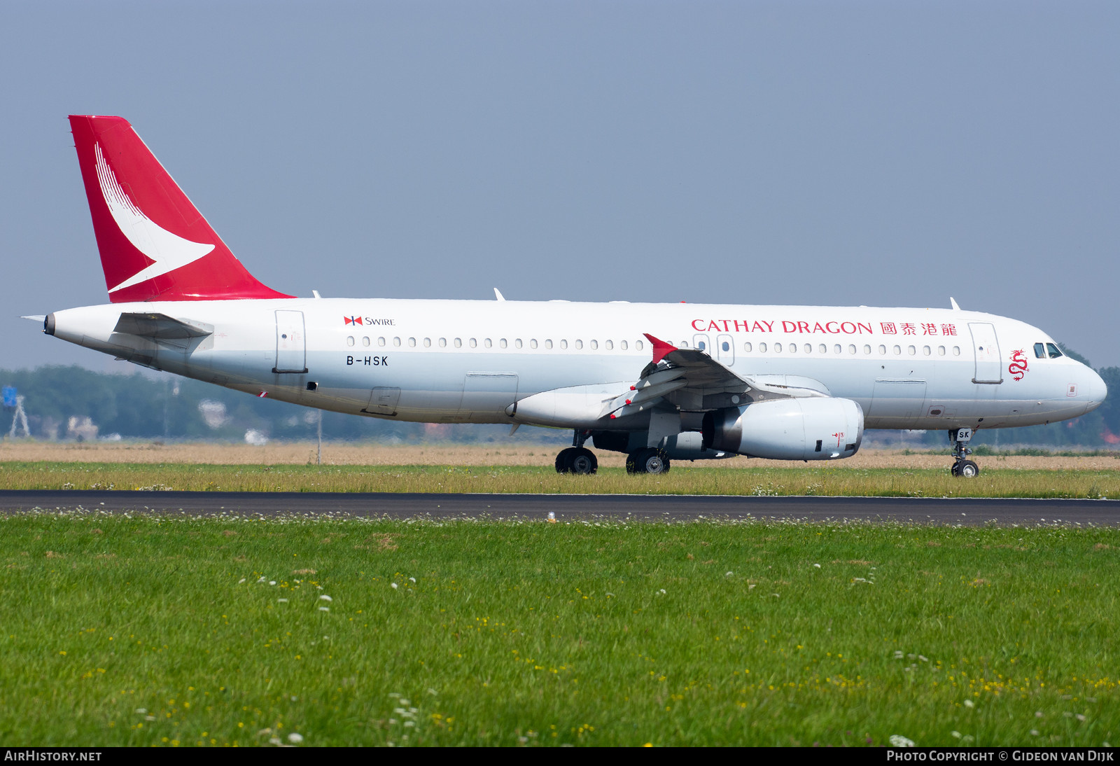 Aircraft Photo of B-HSK | Airbus A320-232 | Cathay Dragon Airways | AirHistory.net #658275