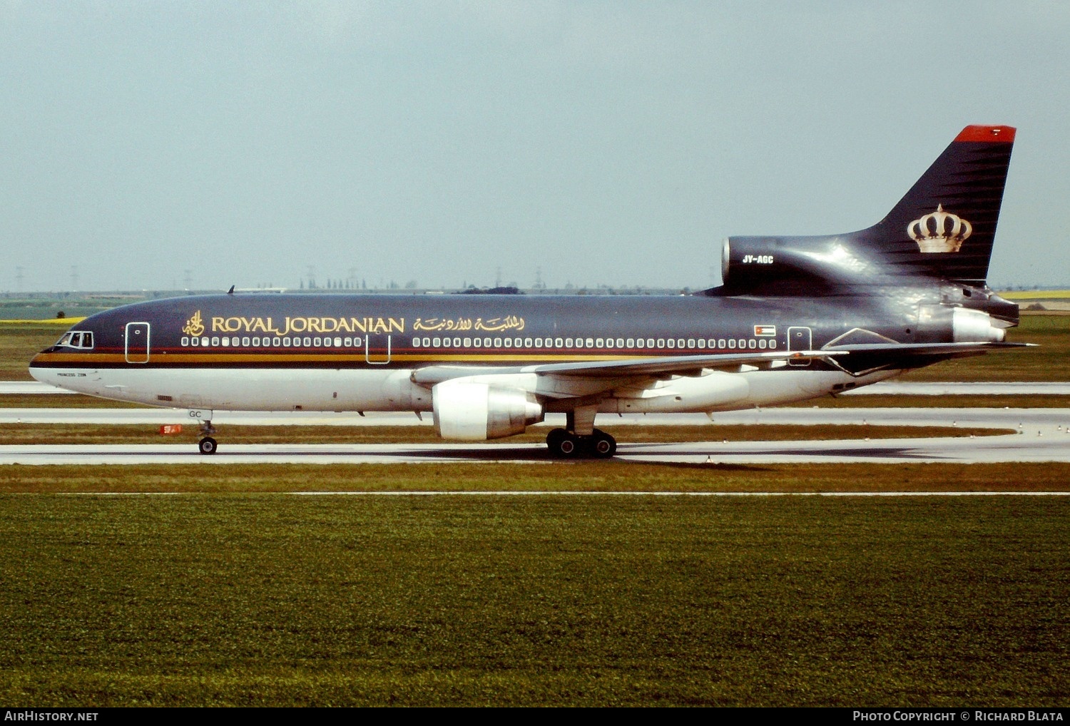 Aircraft Photo of JY-AGC | Lockheed L-1011-385-3 TriStar 500 | Royal Jordanian Airlines | AirHistory.net #658286