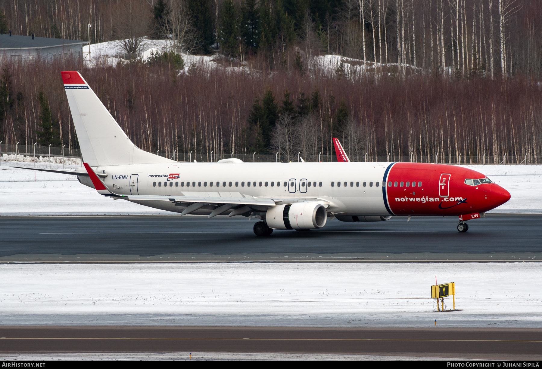 Aircraft Photo of LN-ENV | Boeing 737-8JP | Norwegian | AirHistory.net #658297