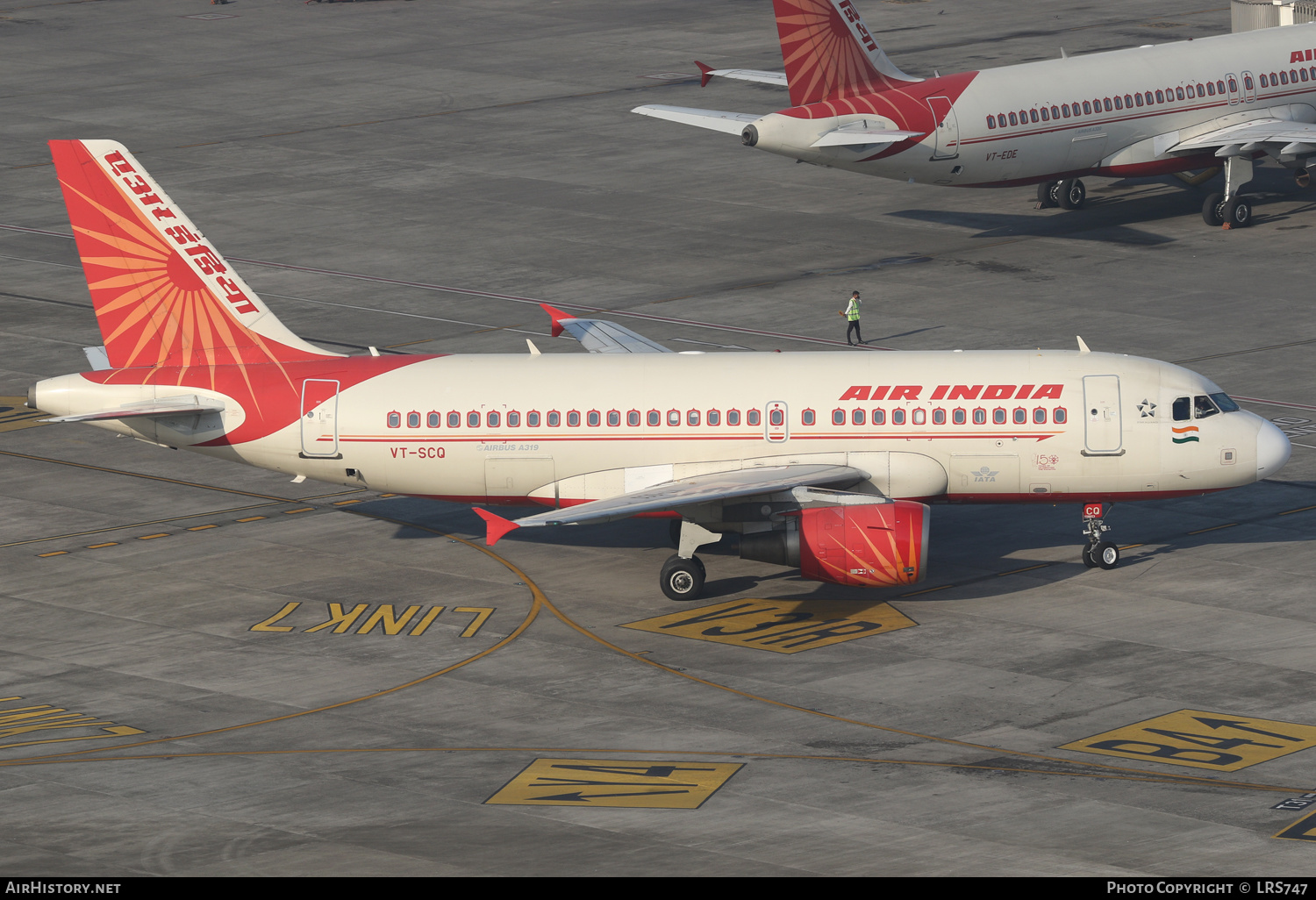 Aircraft Photo of VT-SCQ | Airbus A319-112 | Air India | AirHistory.net #658307