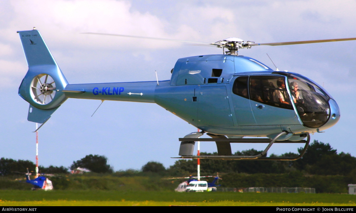 Aircraft Photo of G-KLNP | Eurocopter EC-120B Colibri | Quinto Crane and Plant Hire | SaxonAir | AirHistory.net #658317