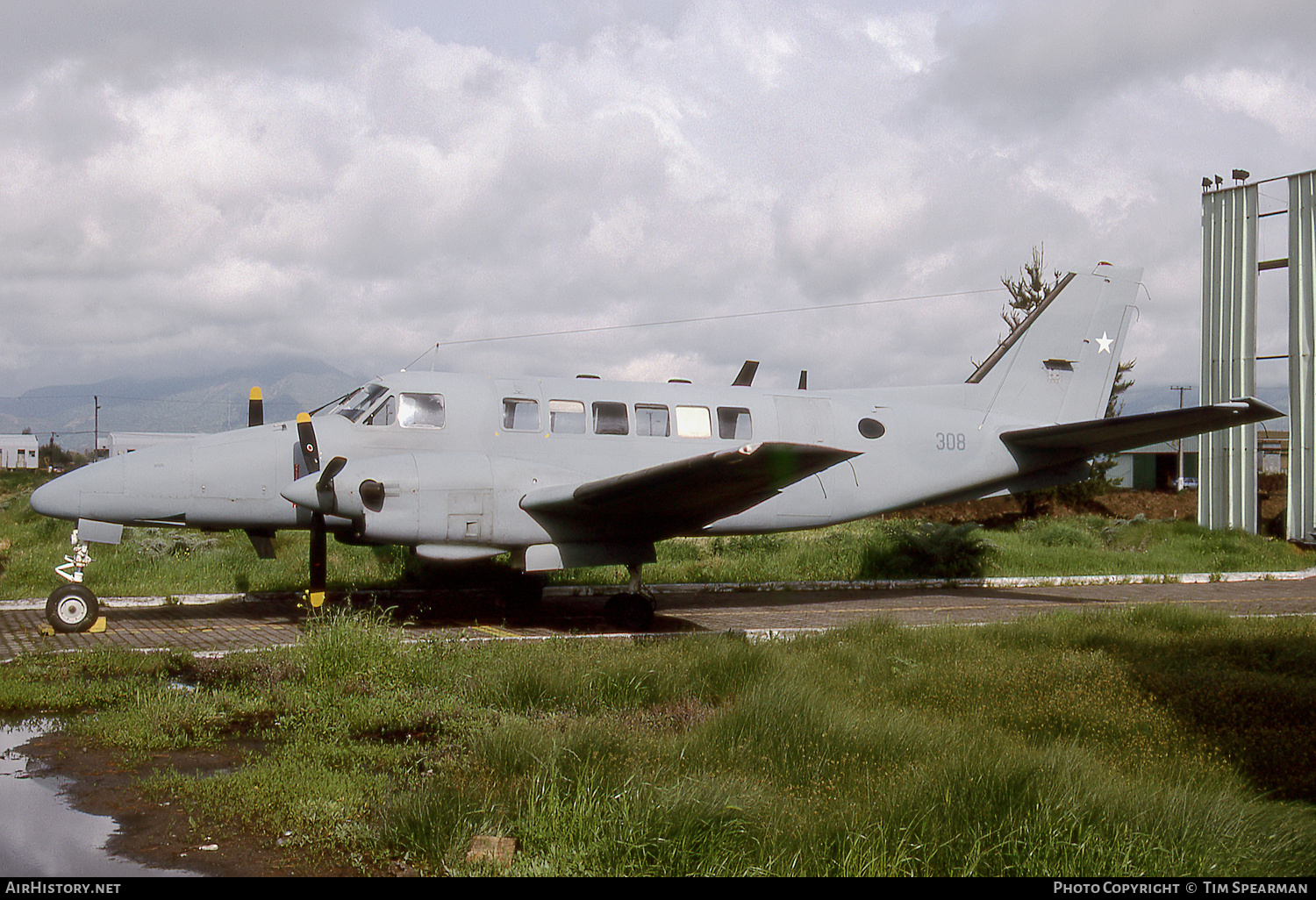 Aircraft Photo of 308 | Beech 99A | Chile - Air Force | AirHistory.net #658330