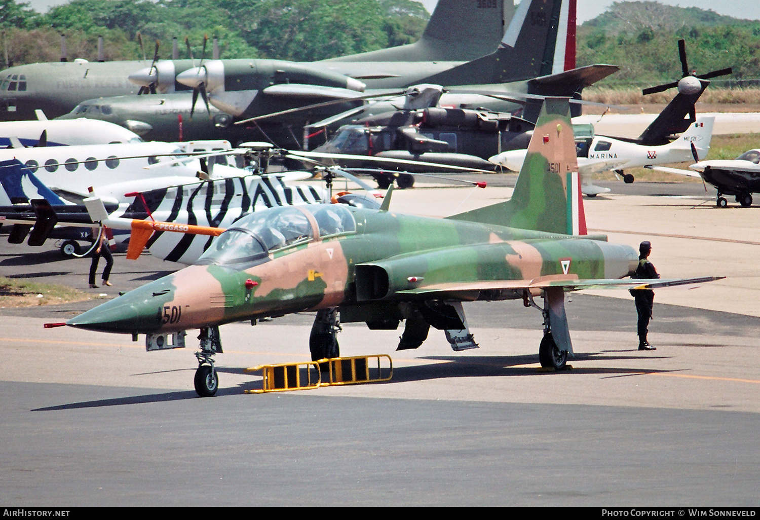 Aircraft Photo of 4501 | Northrop F-5F Tiger II | Mexico - Air Force | AirHistory.net #658351