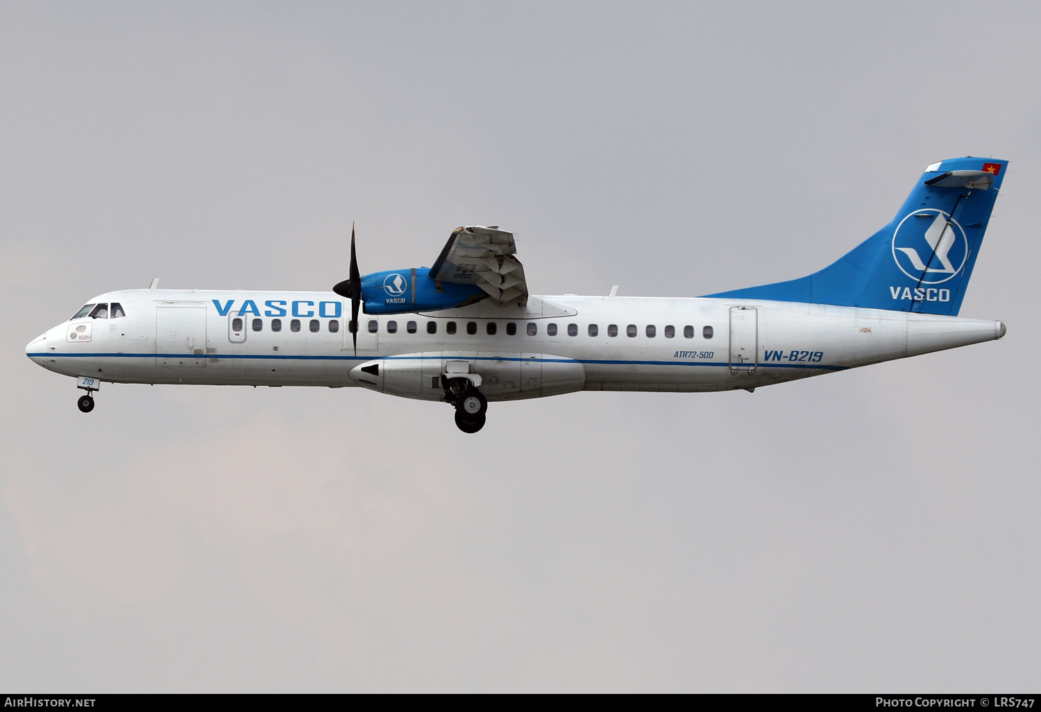 Aircraft Photo of VN-B219 | ATR ATR-72-500 (ATR-72-212A) | Vietnam Air Services Company - VASCO | AirHistory.net #658370