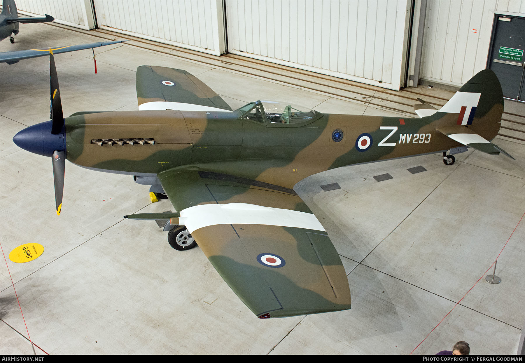 Aircraft Photo of G-SPIT / MV293 | Supermarine 379 Spitfire FR14E | UK - Air Force | AirHistory.net #658371